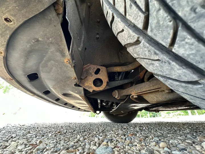Underside: rear subframe