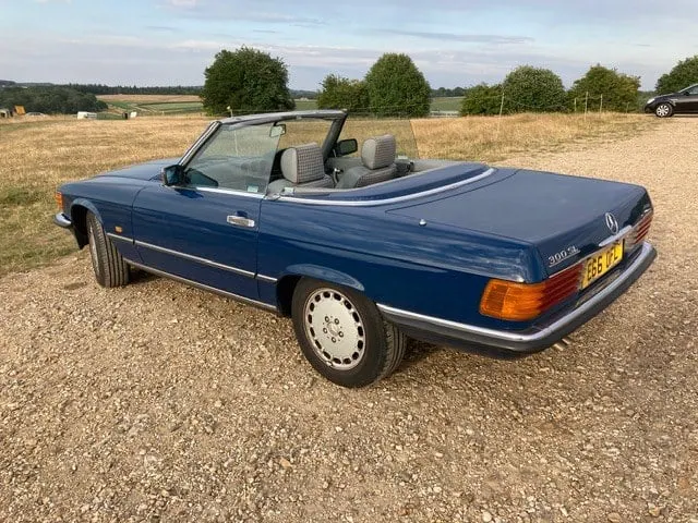 Soft top stowed